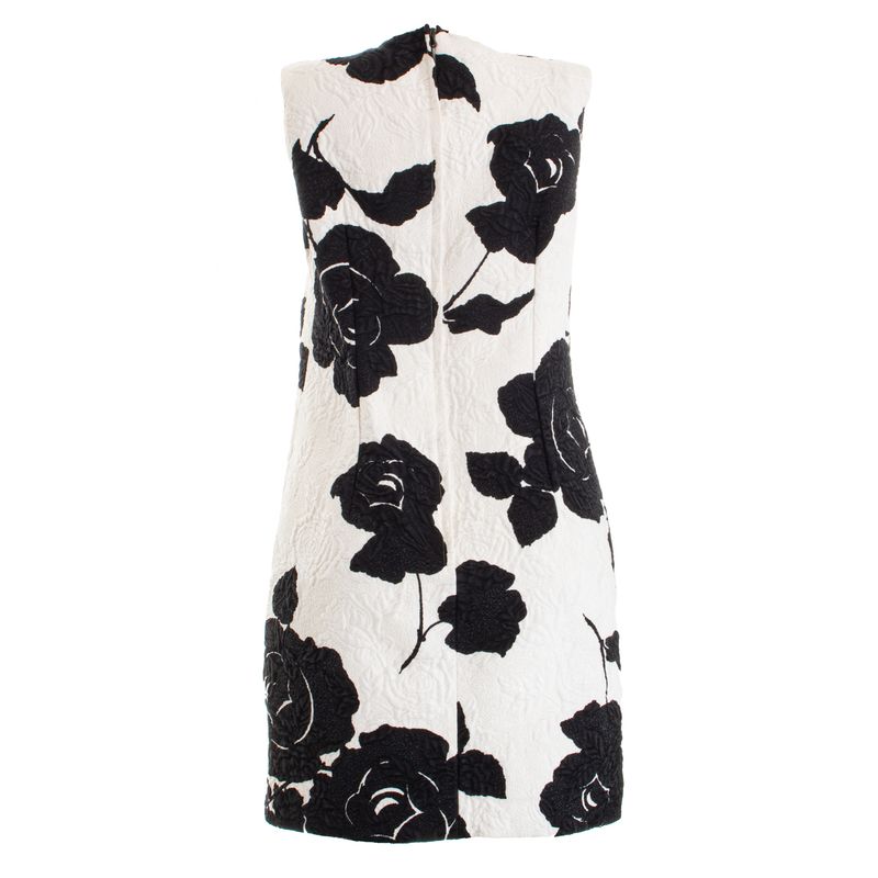 Vestido-Dolce---Gabbana-Rosas-Preto-e-Branco