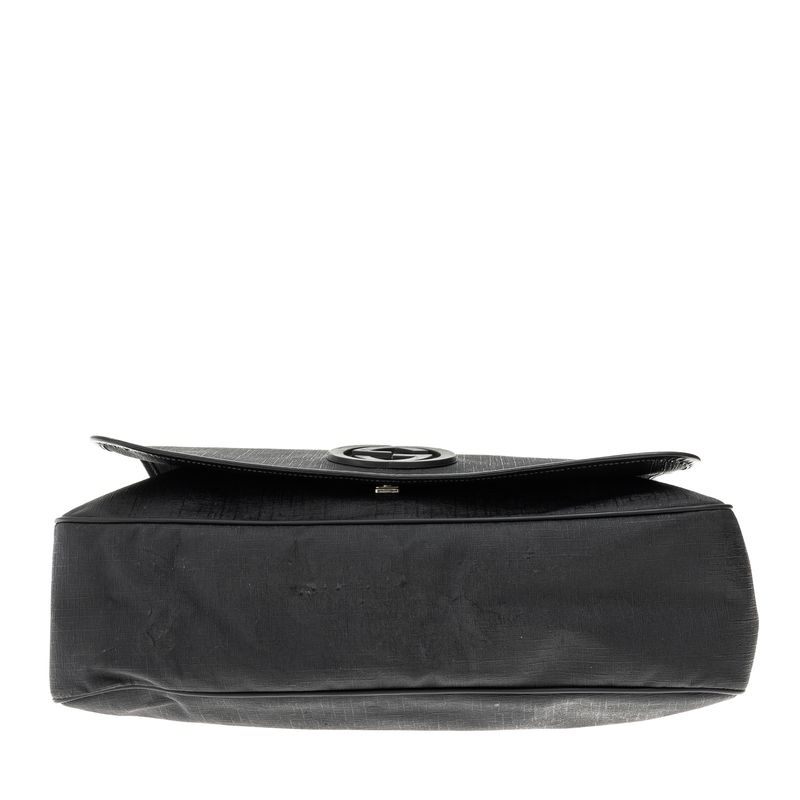 Bolsa-Gucci-GG-Interlocking-Transversal-Preta