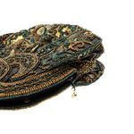Bolsa-Vintage-Bordada-Dourada-e-Verde