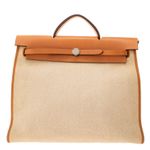 Bolsa-Hermes-Herbag-Toile-Canvas