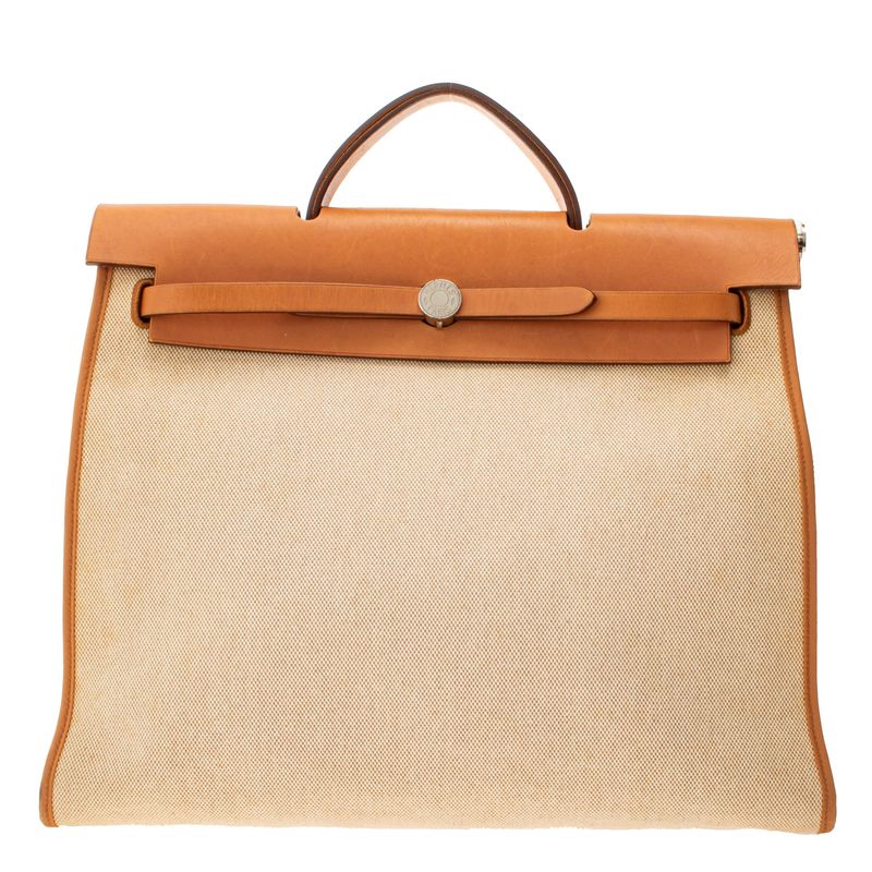 Bolsa-Hermes-Herbag-Toile-Canvas