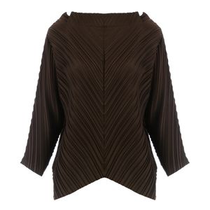 Blusa Issey Miyake Pleats Please Marrom