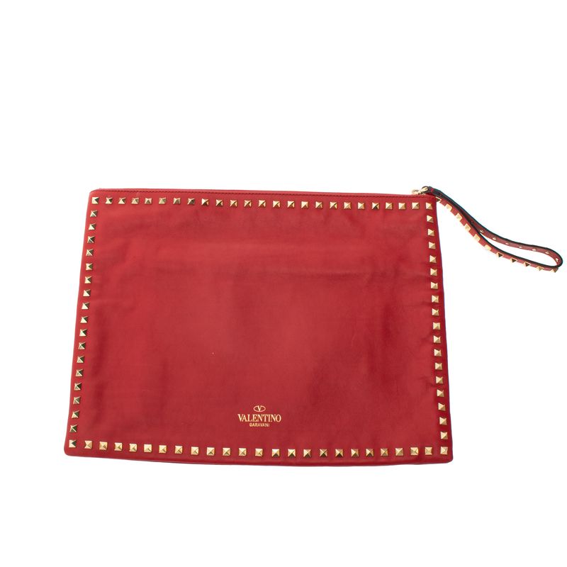 Clutch-Valentino-Garavani-Rockstud-Vermelha