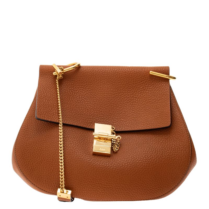 Bolsa-Chloe-Drew-Couro-Caramelo