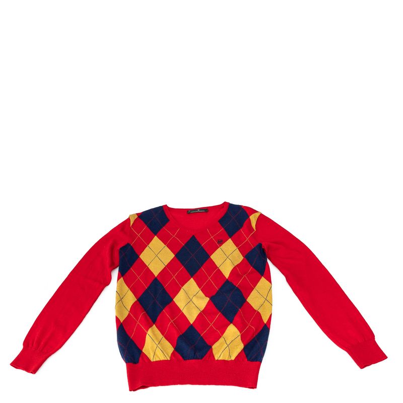 Sueter-Carolina-Herrera-Infantil-Losangos-Vermelho