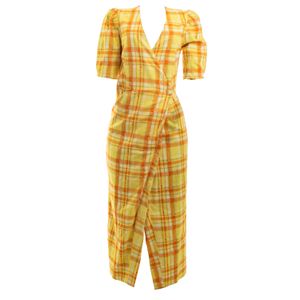 Vestido Almost Vintage Xadrez Amarelo