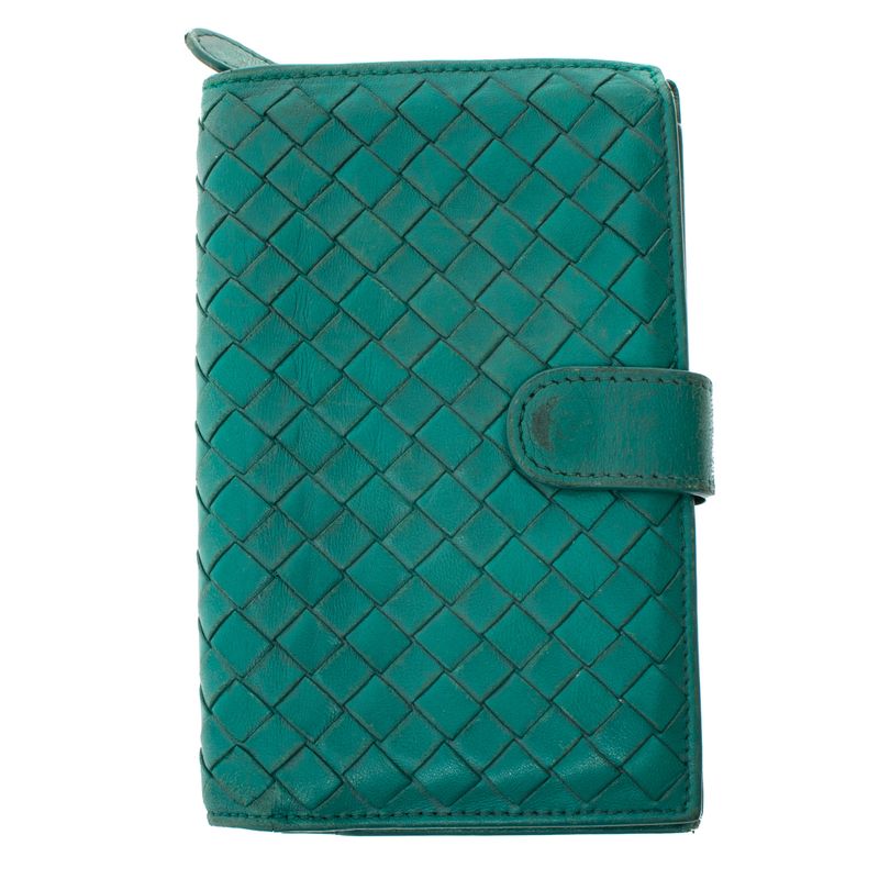 Carteira-Bottega-Veneta-Intrecciato-Verde