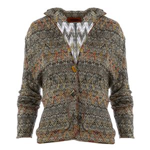 Blazer Missoni Tricô Colorido