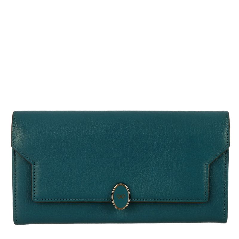Carteira-Anya-Hindmarch-Couro-Azul