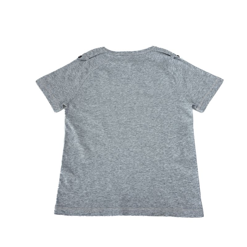 Camiseta-Burberry-Infantil-Cinza-Mescla