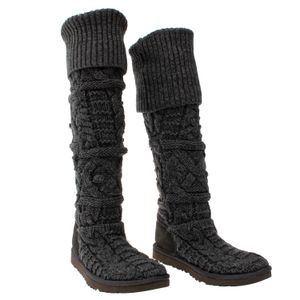 Bota UGG Over The Knee Cinza