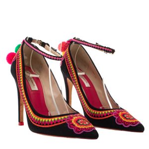 Scarpin LK Bennett Parrot Preto com Boradado