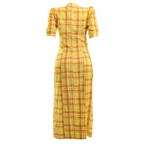 Vestido Almost Vintage Xadrez Amarelo