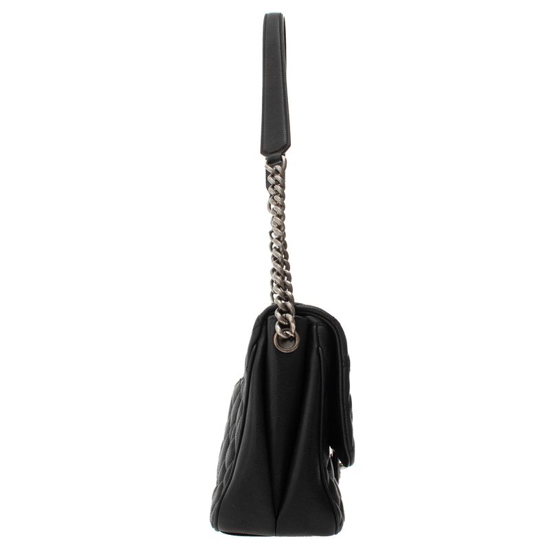 Bolsa-Chanel-Flap-Caviar-Preta