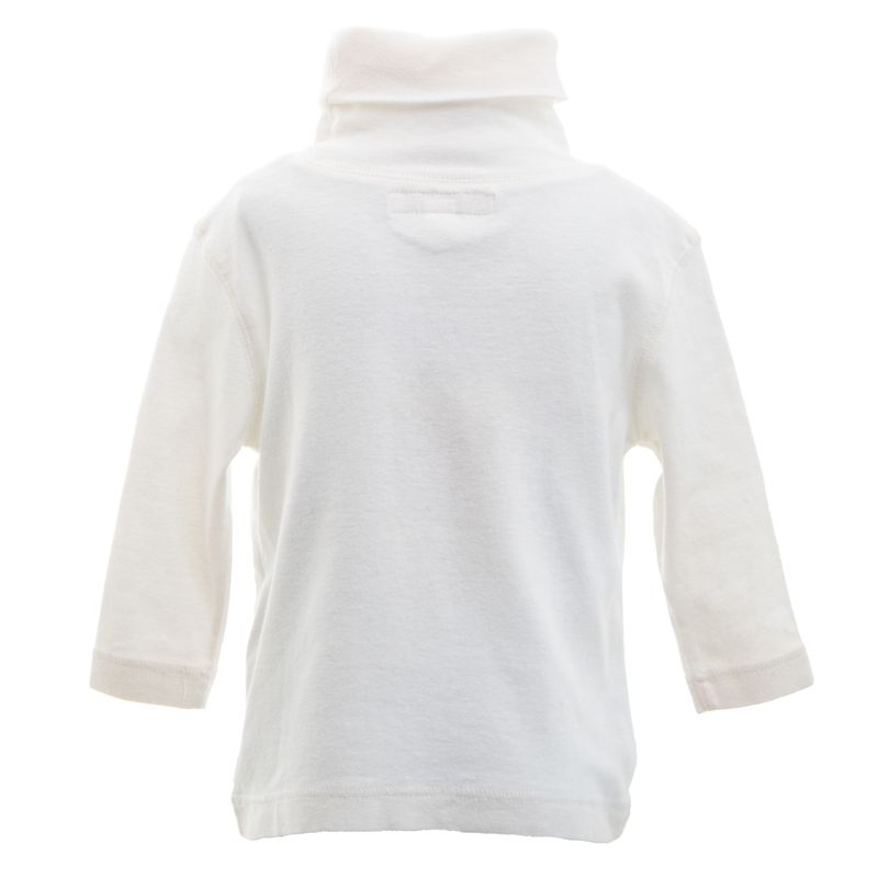 Blusa-Burberry-Infantil-Gola-Alta-Algodao-Branca