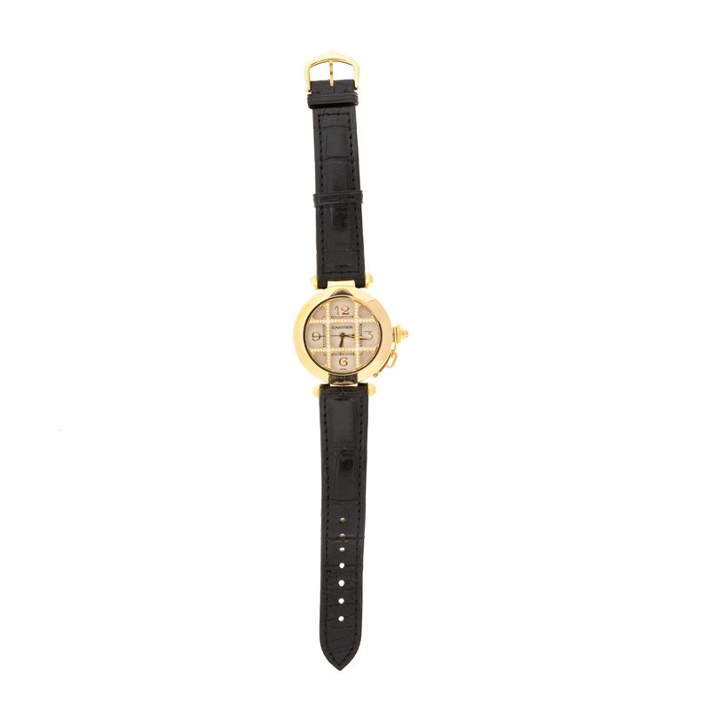 Relogio-Cartier-Pasha-32-Ouro-Amarelo-e-Brilhantes