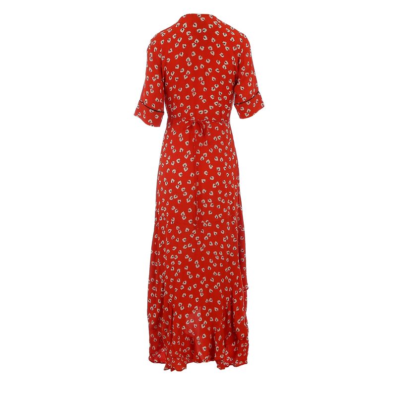 Kimono-Ganni-Floral-Vermelho