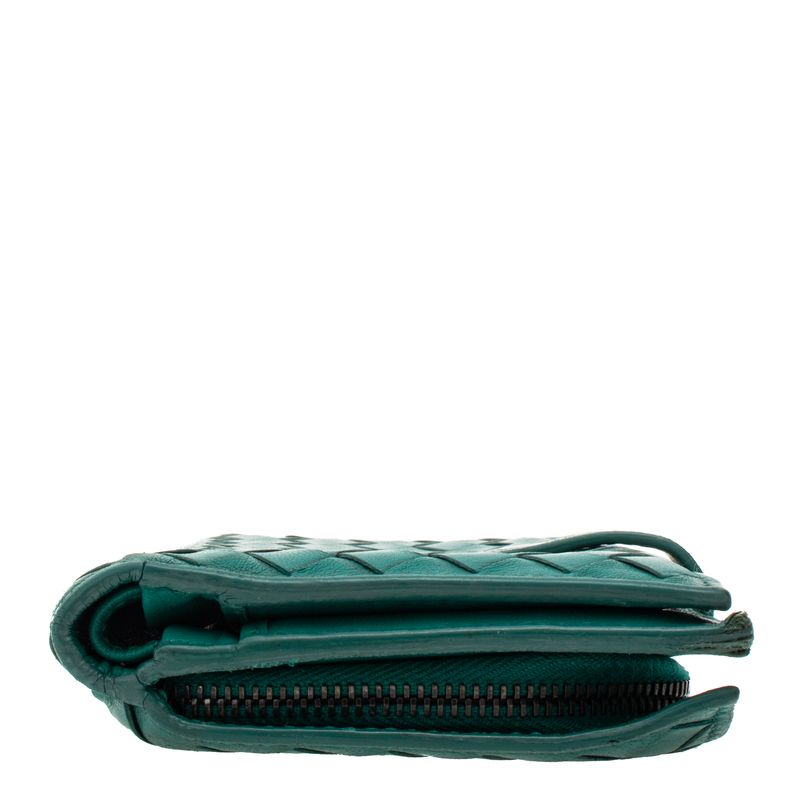 Carteira-Bottega-Veneta-Intrecciato-Verde