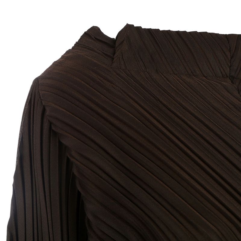 Blusa-Issey-Miyake-Pleats-Please-Marrom
