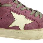 Tenis-Golden-Goose-May-Glitter-Rosa