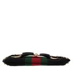 Bolsa-Gucci-GG-Canvas-Horsebit-Preta