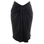 Saia-Alberta-Ferretti-Vintage-Seda-Preta