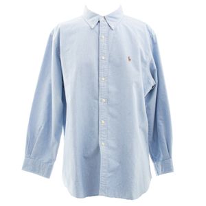 Camisa Ralph Lauren Algodão Azul Claro