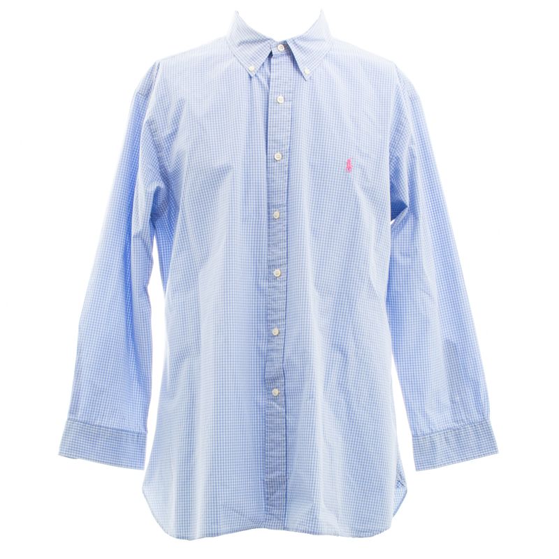 Camisa-Ralph-Lauren-Xadrez-Azul-Claro-e-Branco