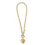 Colar-Givenchy-Corrente-e-Coracao-Dourado