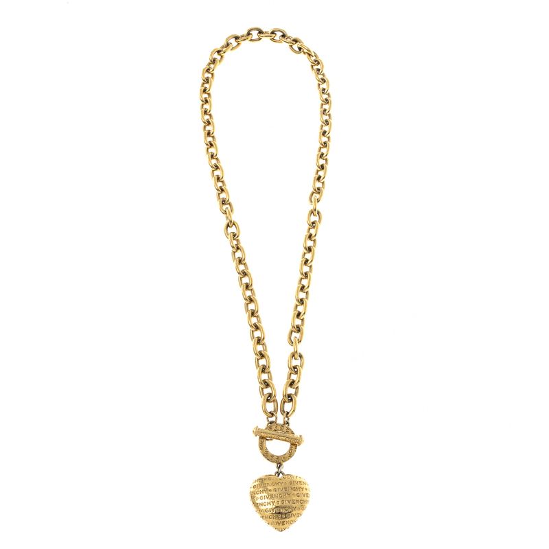 Colar-Givenchy-Corrente-e-Coracao-Dourado