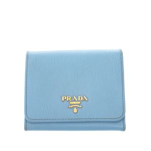 Carteira Prada Saffiano Azul