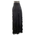 Vestido-Gloria-Coelho-Pedrarias-e-Fitas-Preto
