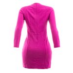 Vestido-Hugo-Boss-Manga-Longa-Malha-Rosa