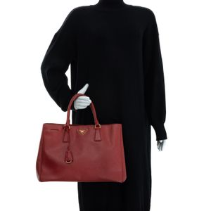 Bolsa Prada Tote Saffiano Fuoco