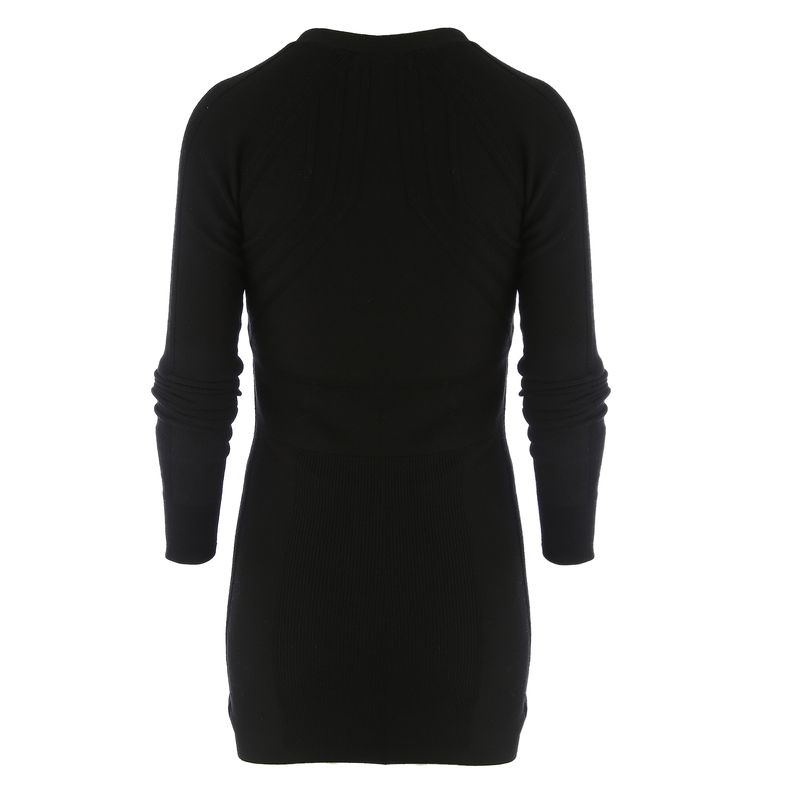 Vestido-Diane-Von-Furstenberg-Botoes-Preto