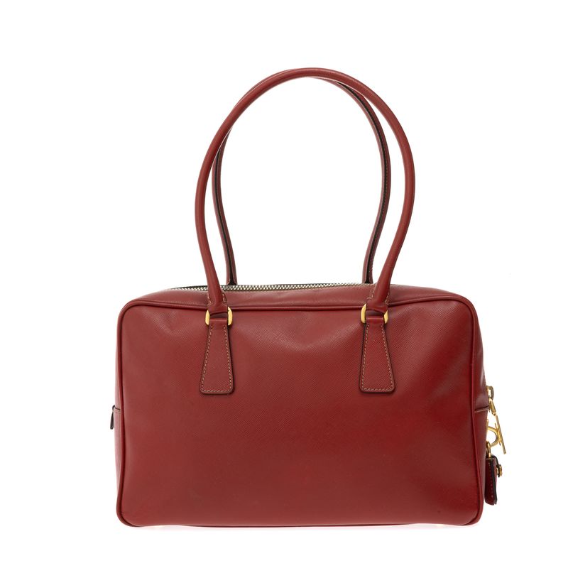 Bolsa-Prada-Bowler-Saffiano-Vermelha