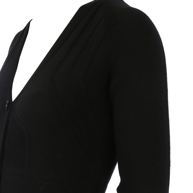 Vestido-Diane-Von-Furstenberg-Botoes-Preto