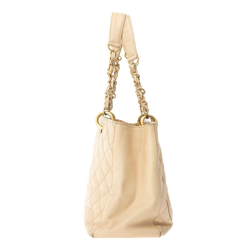 Bolsa-Chanel-Shopper-Caviar-Bege