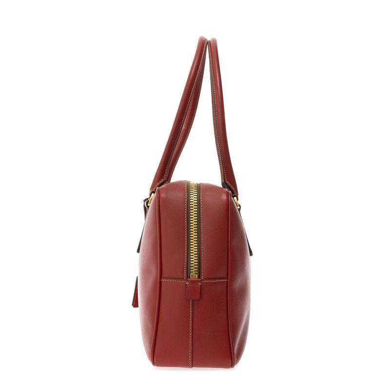 Bolsa-Prada-Bowler-Saffiano-Vermelha
