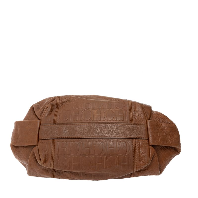 Bolsa-Carolina-Herrera-Couro-Caramelo