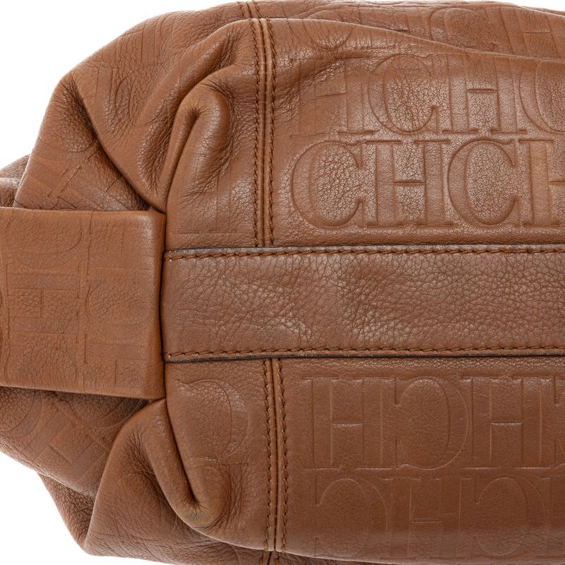 Bolsa-Carolina-Herrera-Couro-Caramelo