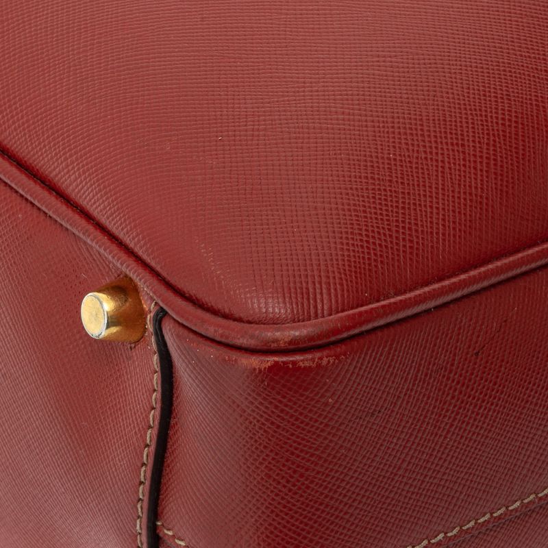 Bolsa-Prada-Bowler-Saffiano-Vermelha