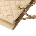 Bolsa-Chanel-Shopper-Caviar-Bege