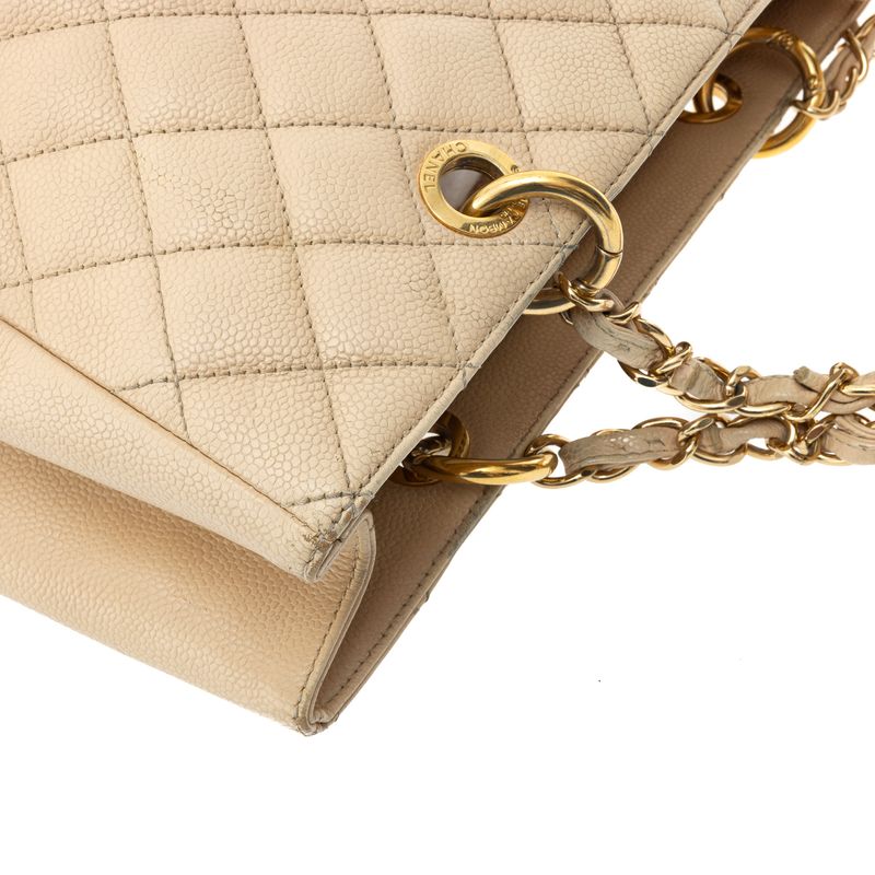 Bolsa-Chanel-Shopper-Caviar-Bege