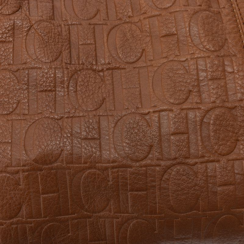 Bolsa-Carolina-Herrera-Couro-Caramelo