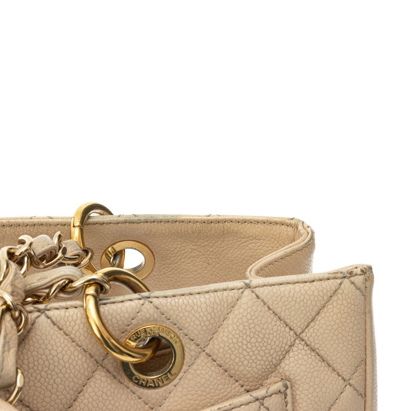 Bolsa-Chanel-Shopper-Caviar-Bege