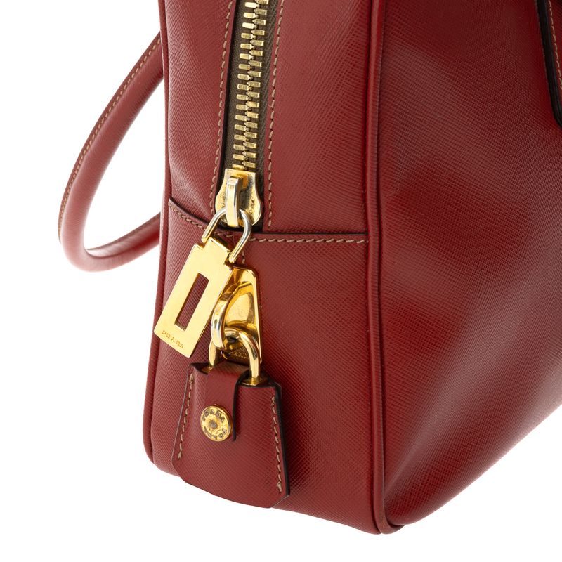 Bolsa-Prada-Bowler-Saffiano-Vermelha