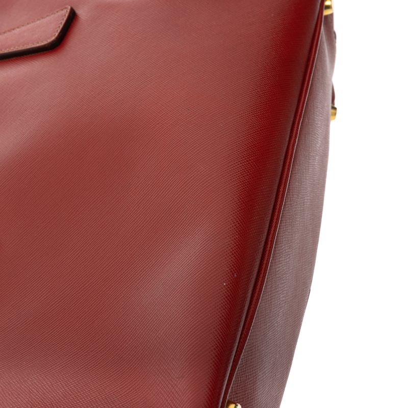 Bolsa-Prada-Bowler-Saffiano-Vermelha