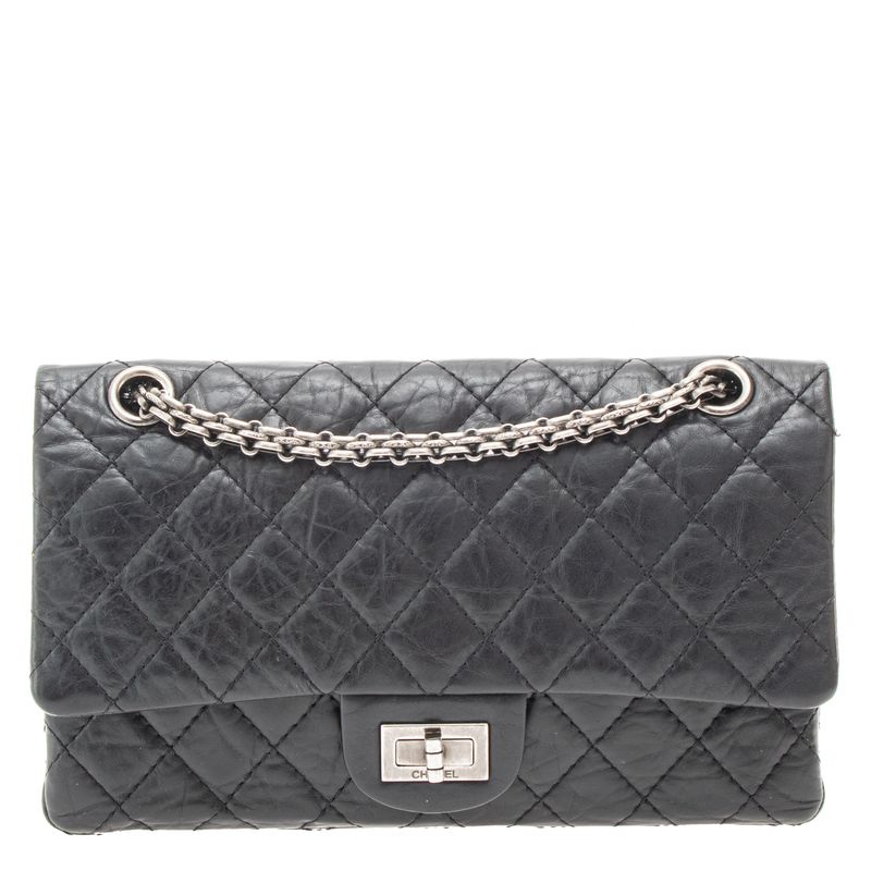 Bolsa-Chanel-Reissue-225-Double-Flap-Lambskin-Preta
