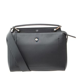 Bolsa Fendi Dotcom Couro Preto